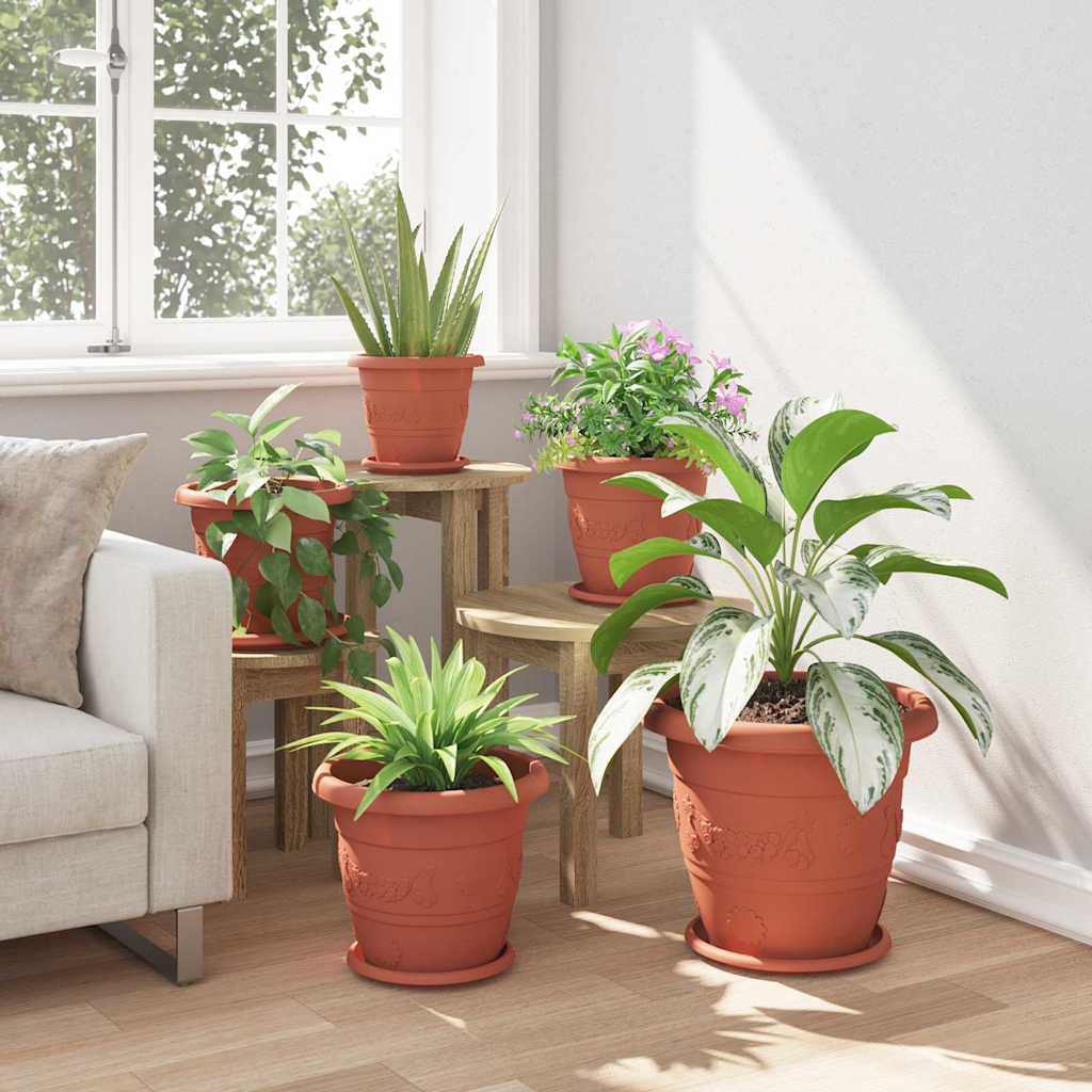 Rund Blomkruka 6 pcs Murgrön Ø 30 x 25 cm Plast