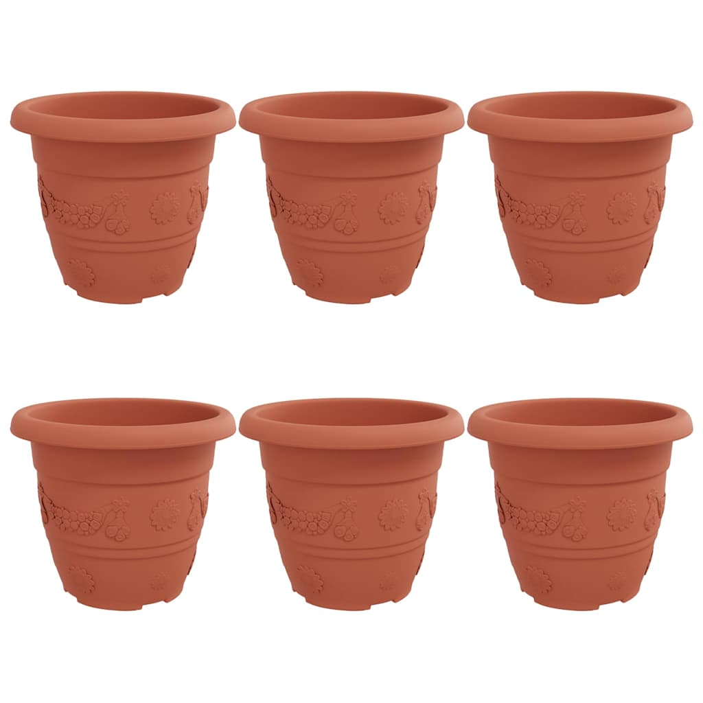 Rund Blomkruka 6 pcs Murgrön Ø 30 x 25 cm Plast