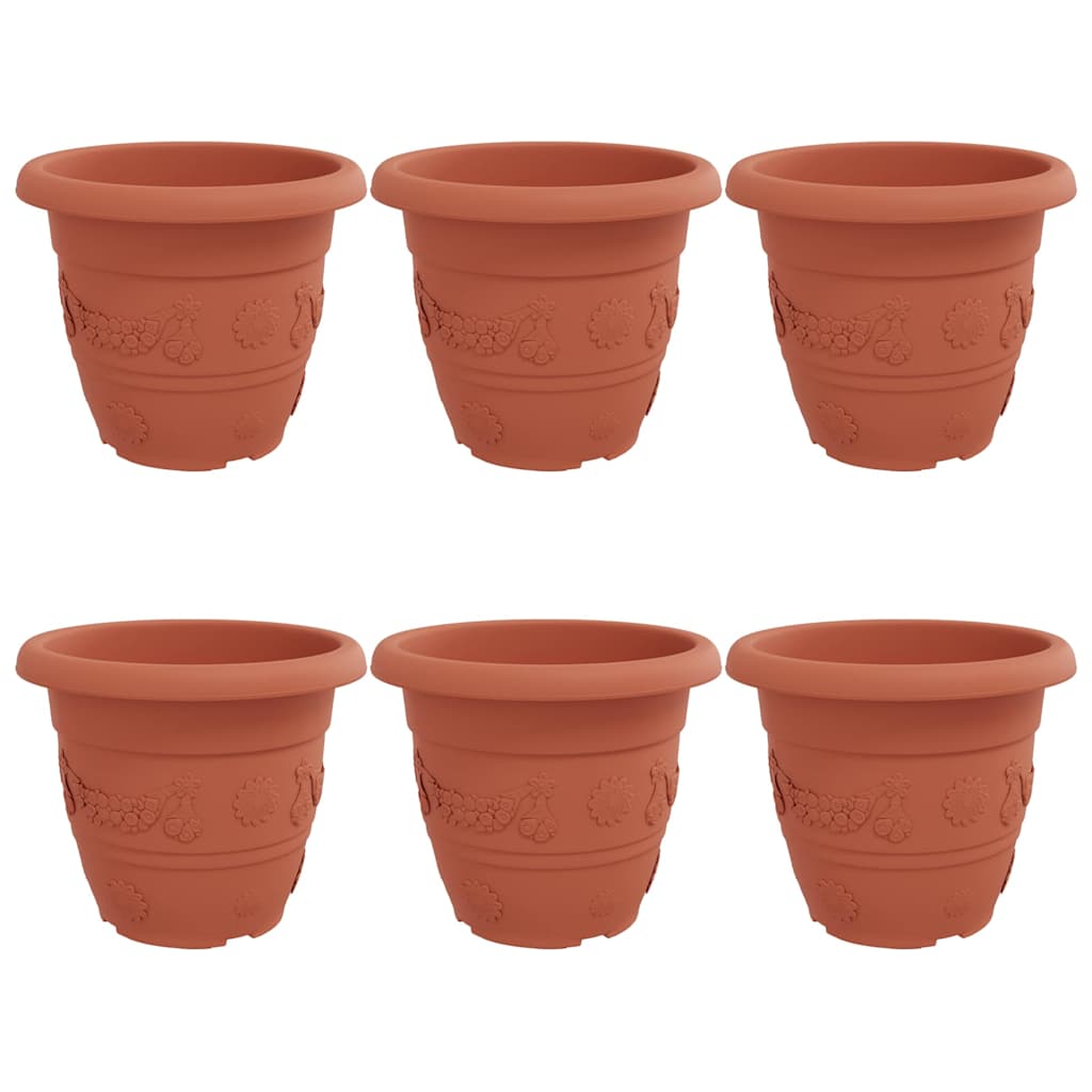 Rund Blomkruka 6 pcs Murgrön Ø 26 x 21.5 cm Plast