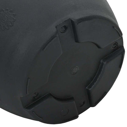 Rund Blomkruka 6 pcs Svart Ø 26 x 21.5 cm Plast