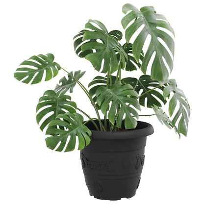 Rund Blomkruka 6 pcs Svart Ø 26 x 21.5 cm Plast