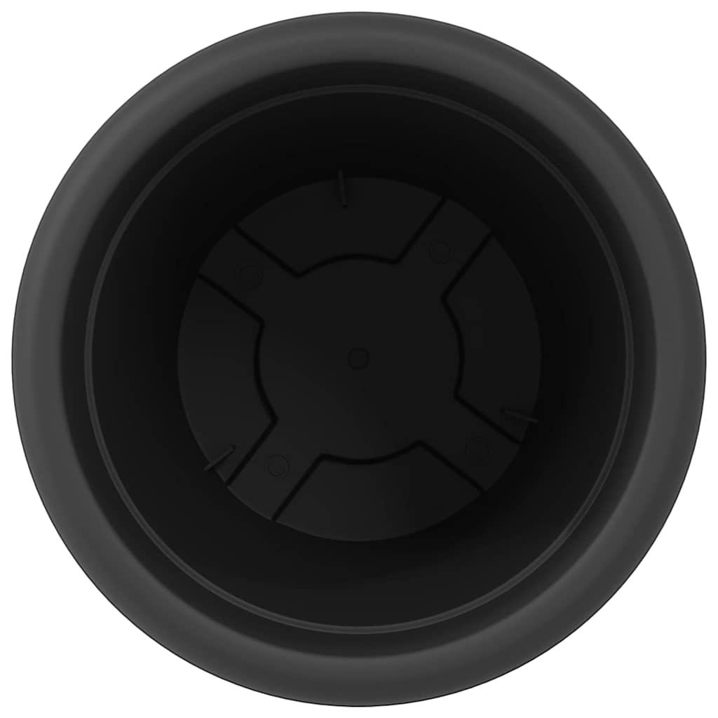 Rund Blomkruka 6 pcs Svart Ø 26 x 21.5 cm Plast