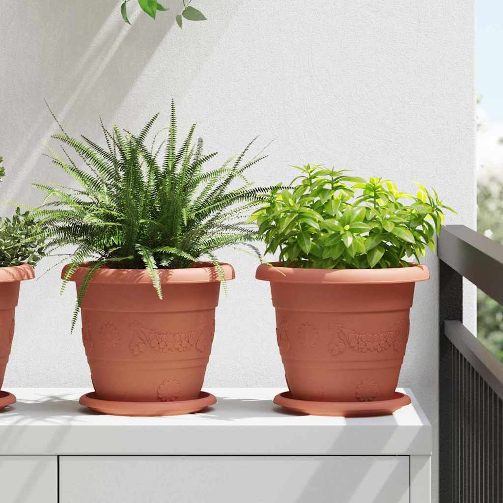 Rund Blomkruka 24 pcs Murgrön Ø 22 x 18 cm Plast