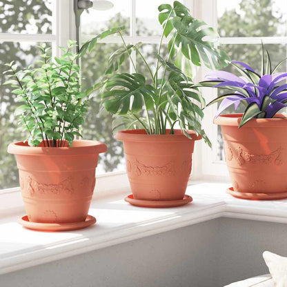 Rund Blomkruka 24 pcs Murgrön Ø 22 x 18 cm Plast