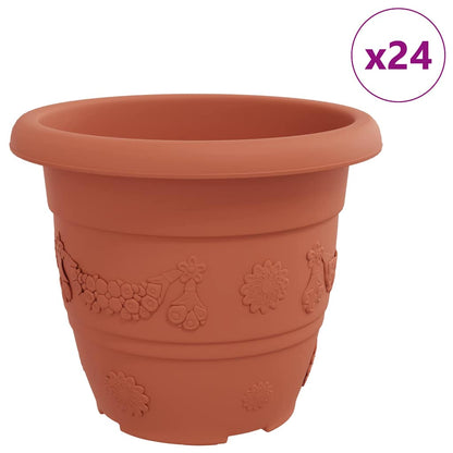 Rund Blomkruka 24 pcs Murgrön Ø 30 x 25 cm Plast