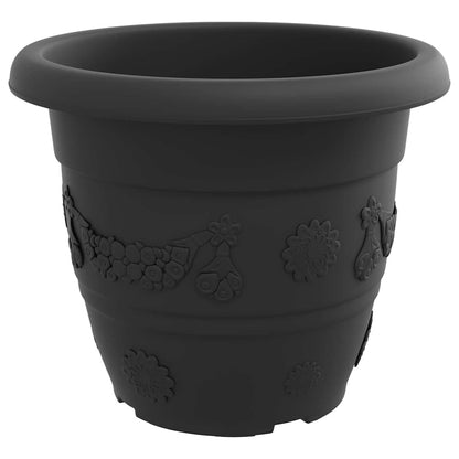 Rund Blomkruka 24 pcs Svart Ø 34 x 28 cm Plast