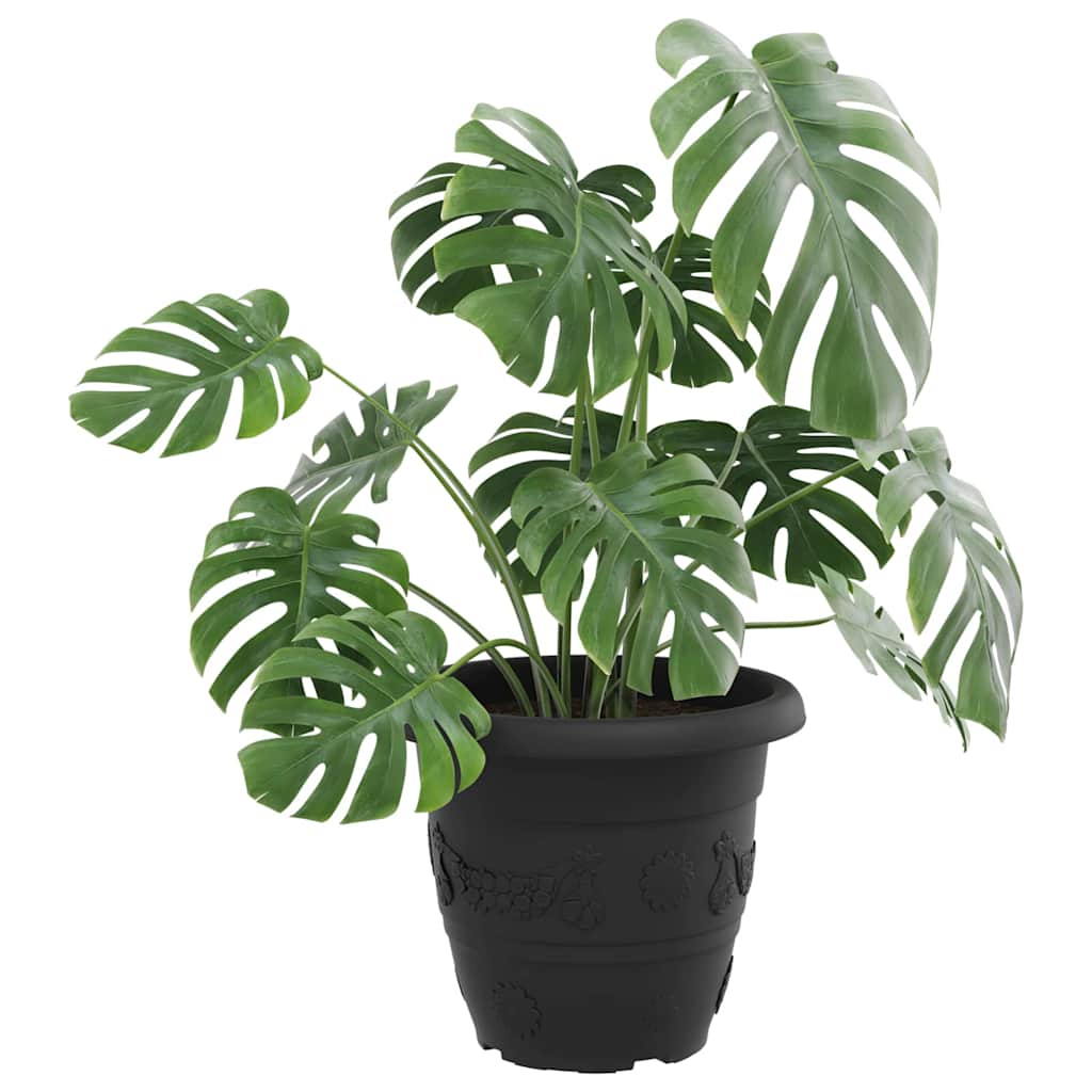 Rund Blomkruka 24 pcs Svart Ø 39 x 32 cm Plast