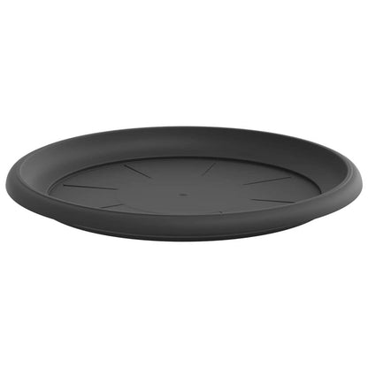 Rund Blomkruka 6 pcs Svart Ø 14 x 2 cm Plast