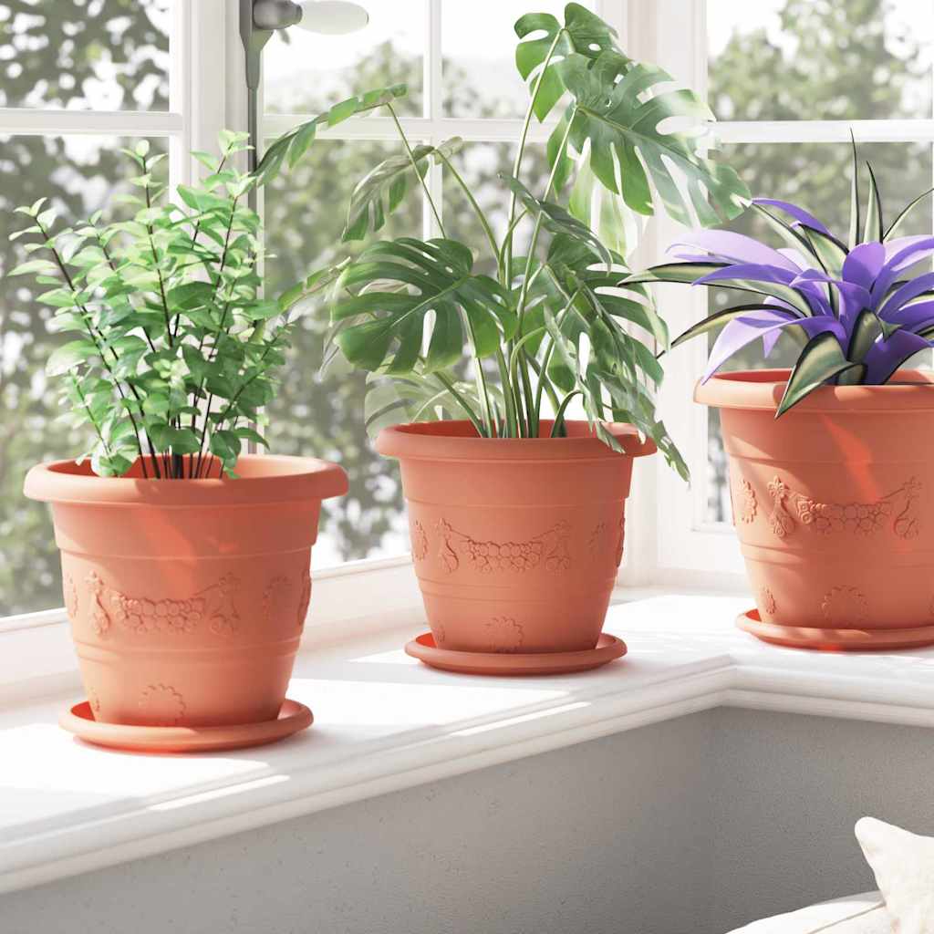 Rund Blomkruka 24 pcs Murgrön Ø 14 x 2 cm Plast