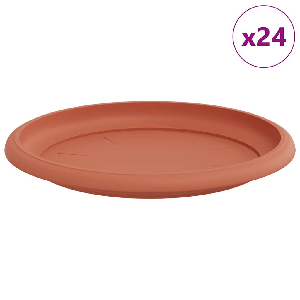 Rund Blomkruka 24 pcs Murgrön Ø 14 x 2 cm Plast