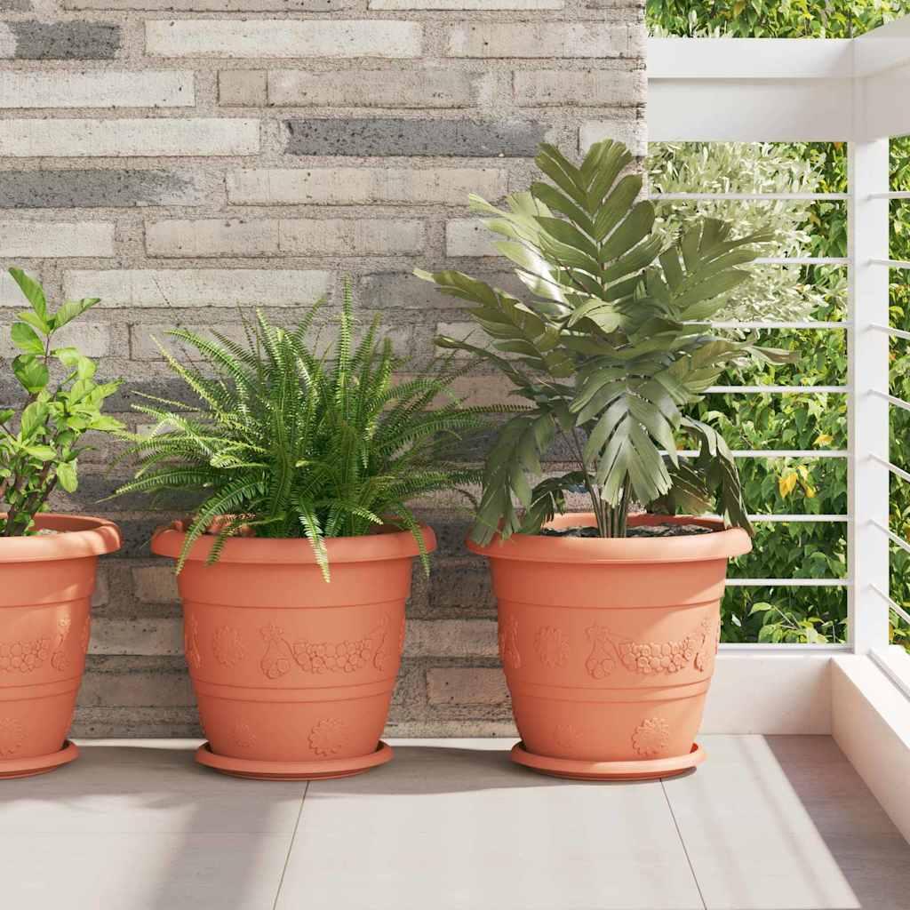 Rund Blomkruka 24 pcs Murgrön Ø 23,5 x 2,5 cm Plast
