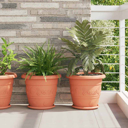 Rund Blomkruka 24 pcs Murgrön Ø 23,5 x 2,5 cm Plast