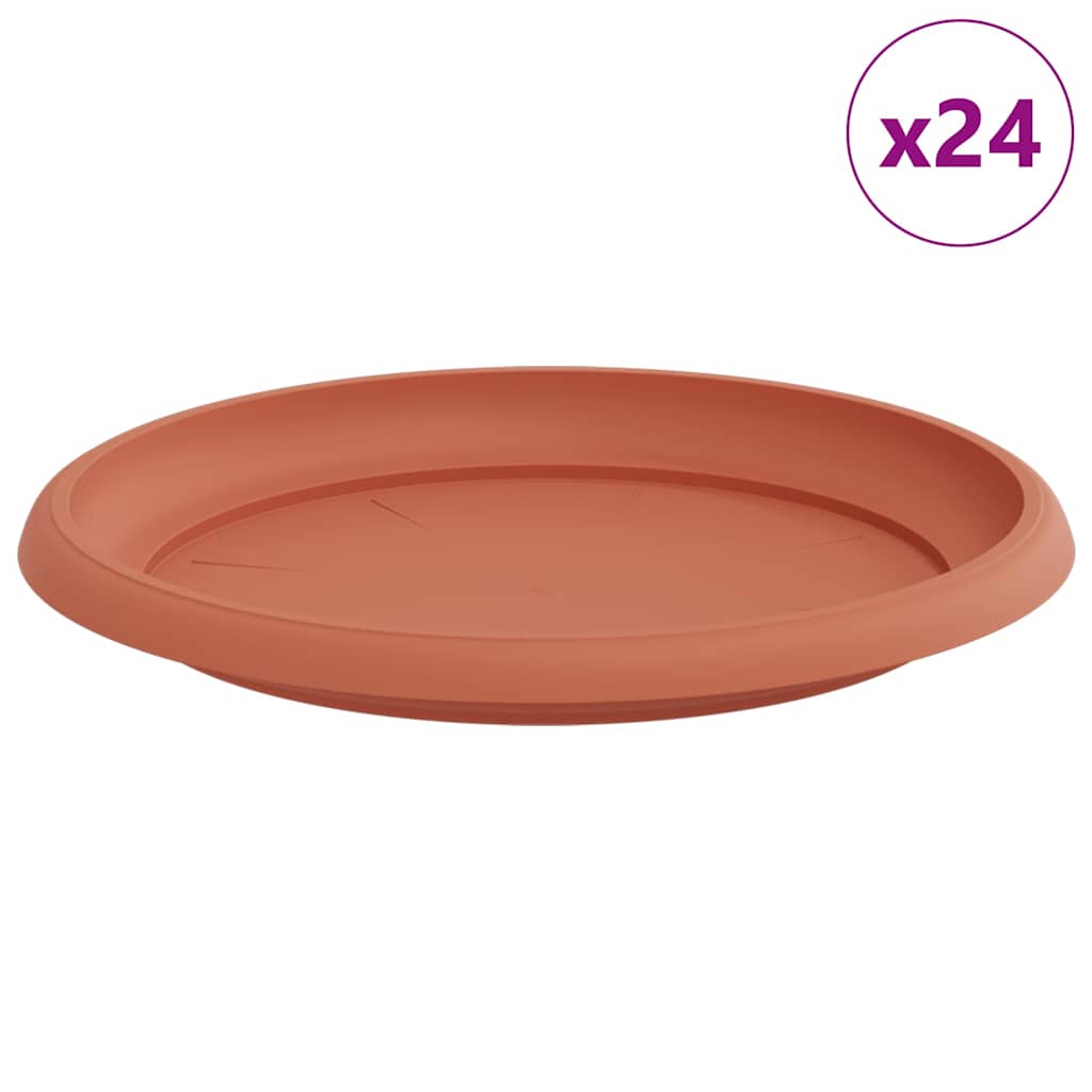 Rund Blomkruka 24 pcs Murgrön Ø 23,5 x 2,5 cm Plast