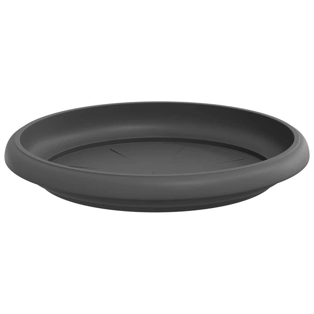 Rund Blomkruka 24 pcs Svart Ø 15,5 x 2 cm Plast