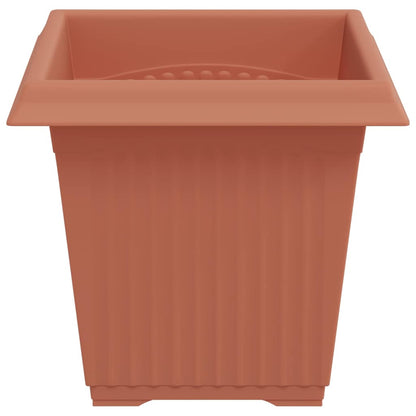 Kvadratisk Blomkruka 6 pcs Murgrön 16 x 16 x 14 cm Plast
