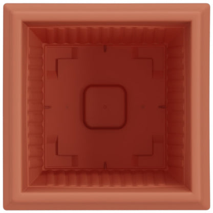 Kvadratisk Blomkruka 6 pcs Murgrön 16 x 16 x 14 cm Plast