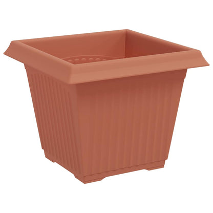 Kvadratisk Blomkruka 6 pcs Murgrön 20 x 20 x 16 cm Plast
