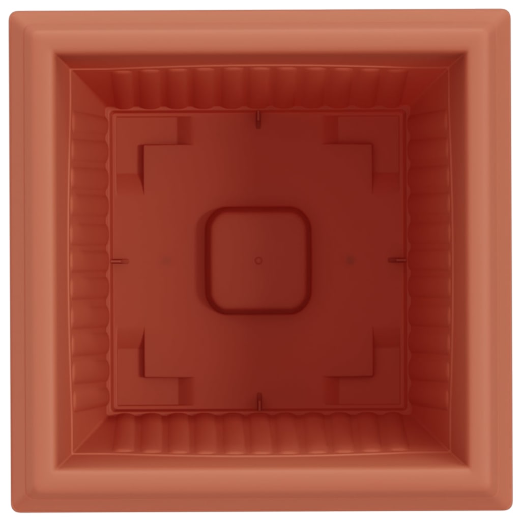 Kvadratisk Blomkruka 6 pcs Murgrön 28,5 x 28,5 x 22 cm Plast