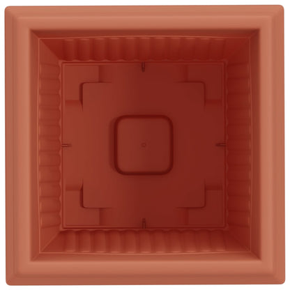 Kvadratisk Blomkruka 6 pcs Murgrön 33 x 33 x 26 cm Plast