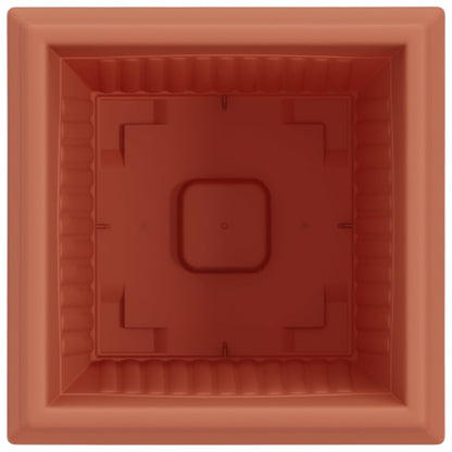 Kvadratisk Blomkruka 24 pcs Murgrön 20 x 20 x 16 cm Plast