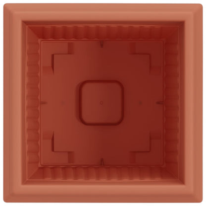 Kvadratisk Blomkruka 24 pcs Murgrön 23 x 23 x 17,5 cm Plast