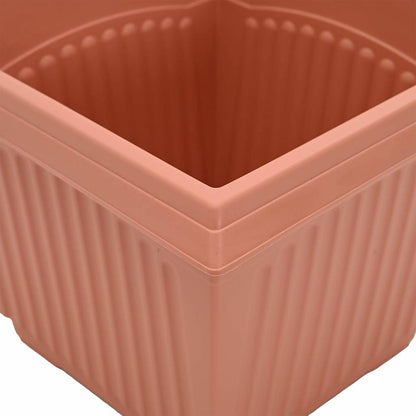 Kvadratisk Blomkruka 24 pcs Murgrön 28,5 x 28,5 x 22 cm Plast