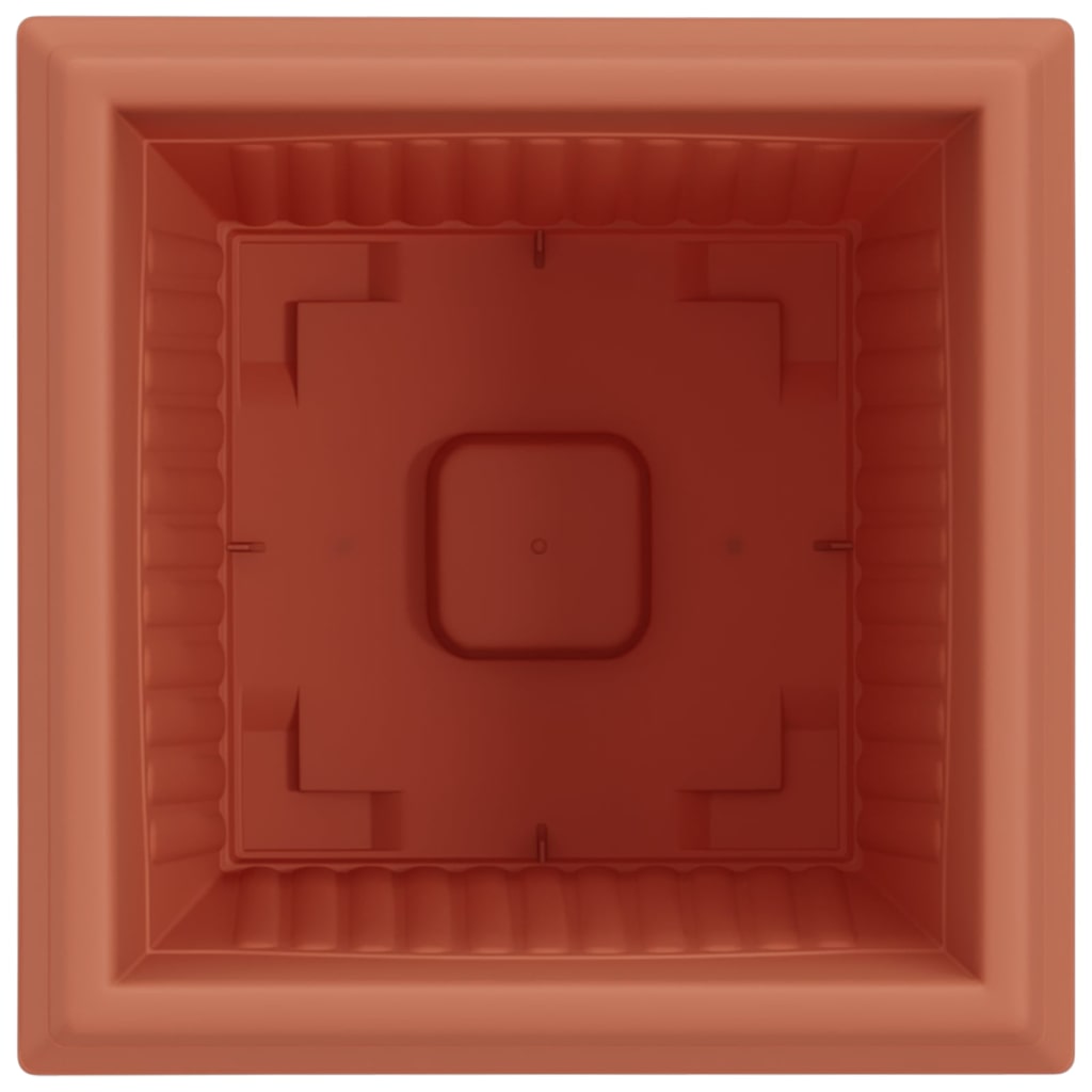 Kvadratisk Blomkruka 24 pcs Murgrön 28,5 x 28,5 x 22 cm Plast