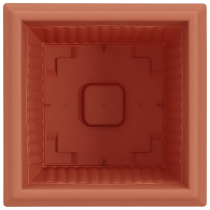Kvadratisk Blomkruka 24 pcs Murgrön 28,5 x 28,5 x 22 cm Plast