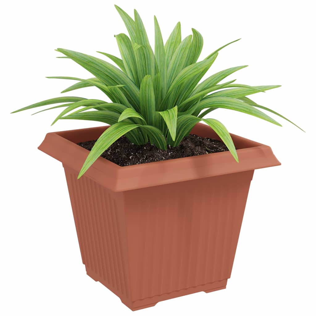 Kvadratisk Blomkruka 24 pcs Murgrön 38 x 38 x 30 cm Plast