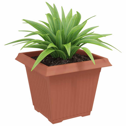 Kvadratisk Blomkruka 24 pcs Murgrön 38 x 38 x 30 cm Plast