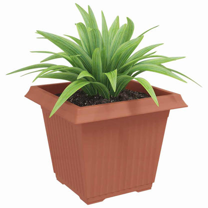 Kvadratisk Blomkruka 24 pcs Murgrön 43 x 43 x 33,5 cm Plast