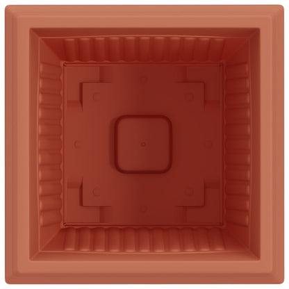 Kvadratisk Blomkruka 24 pcs Murgrön 43 x 43 x 33,5 cm Plast