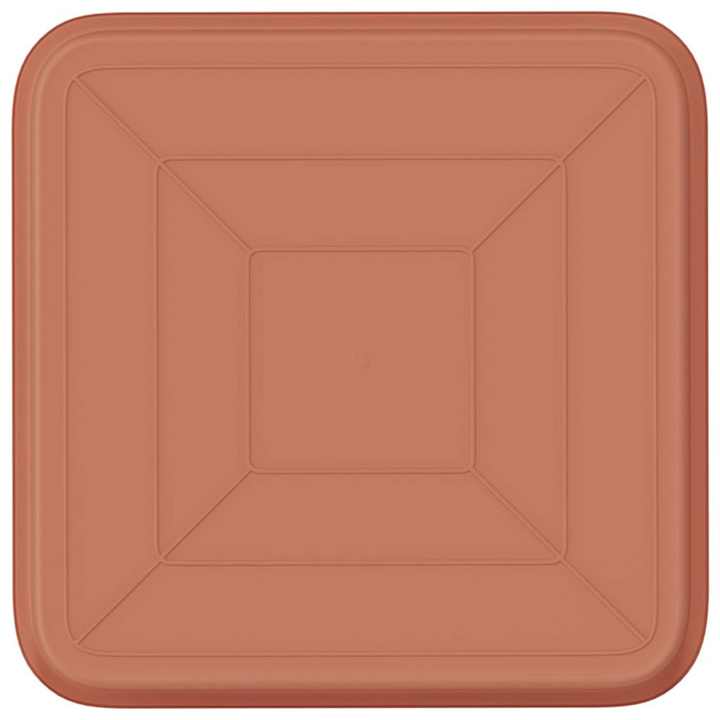 Fyrkantig Blomkruka 6 pcs Murgrön 15 x 15 x 2 cm Plast