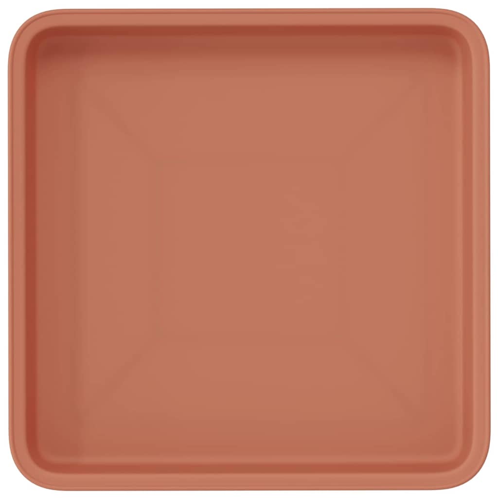 Fyrkantig Blomkruka 6 pcs Murgrön 18 x 18 x 2 cm Plast