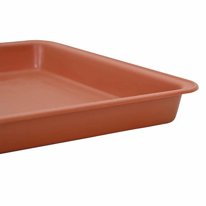 Fyrkantig Blomkruka 6 pcs Murgrön 21 x 21 x 2 cm Plast