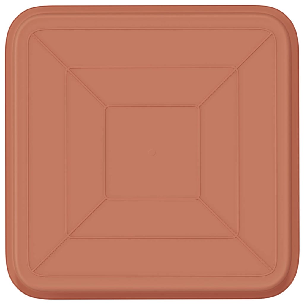 Fyrkantig Blomkruka 24 pcs Murgrön 21 x 21 x 2 cm Plast