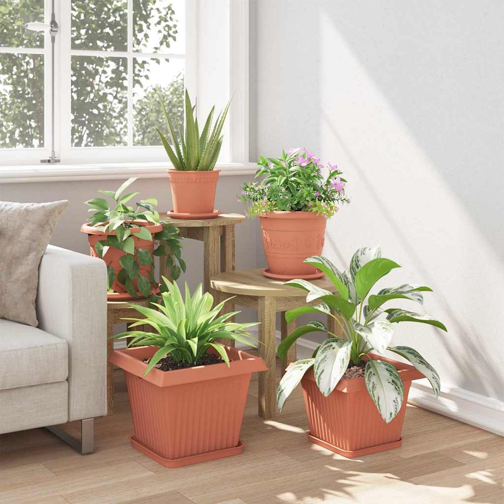 Fyrkantig Blomkruka 24 pcs Murgrön 25,5 x 25,5 x 2,5 cm Plast