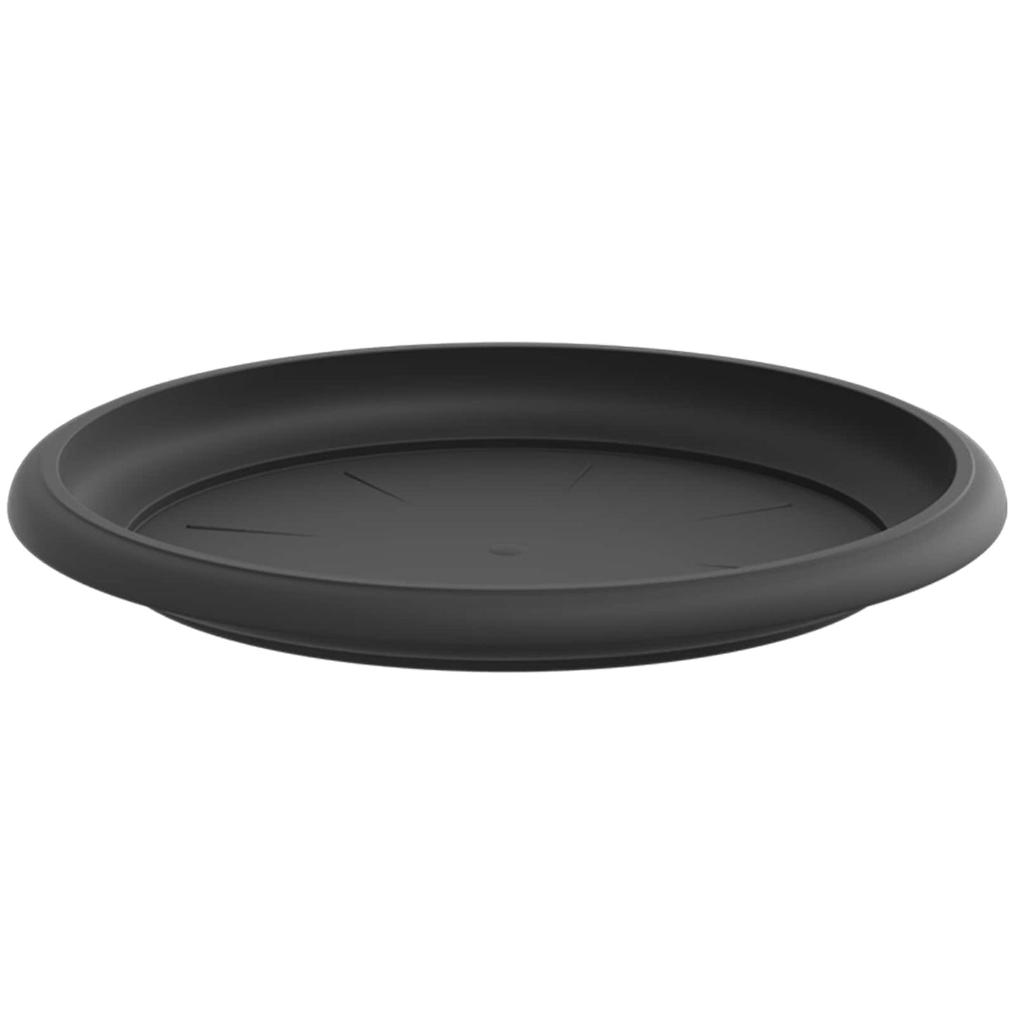 Växtkrukor 6 pcs Svart Ø 26 x 21,5 cm Plast