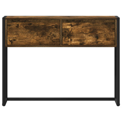 Sidobord med låda Rökek 100 x 36 x 75 cm Konstruerat trä