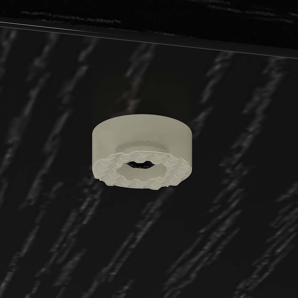 Sidobord 2 pcs Svart Ek 40 x 40 x 56 cm Konstruerat trä