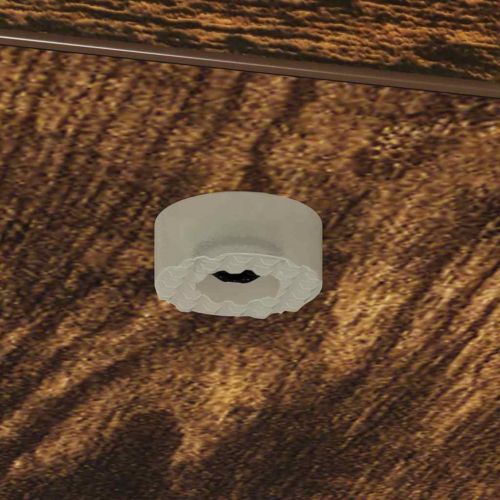 Sidobord 2 pcs Rökt ek 40 x 40 x 56 cm Konstruerat trä