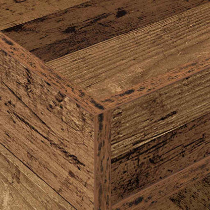 Sidobord 2 pcs Gammalt trä 40 x 40 x 56 cm Konstruerat trä
