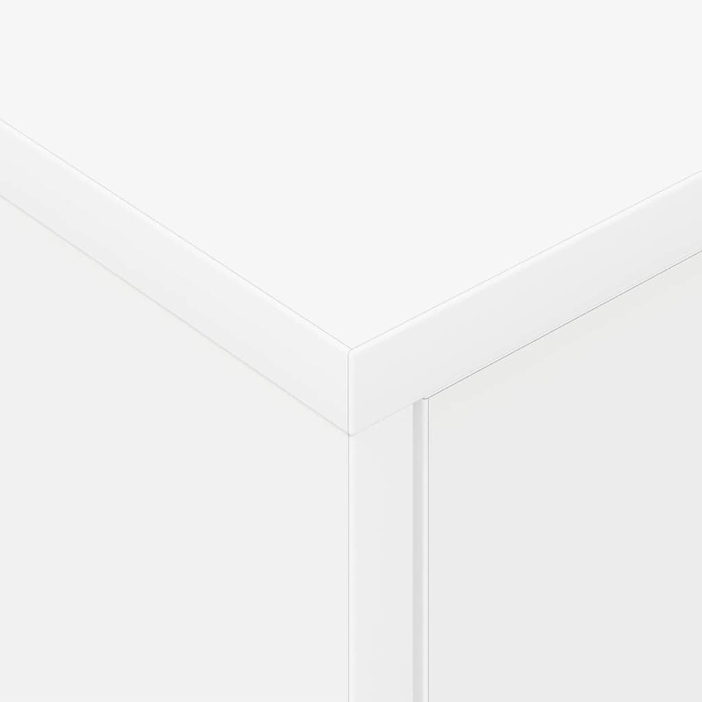 Sängbord 2 pcs Vit 40,5 x 40 x 48 cm Konstruerat trä