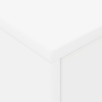 Sängbord 2 pcs Vit 40,5 x 40 x 48 cm Konstruerat trä