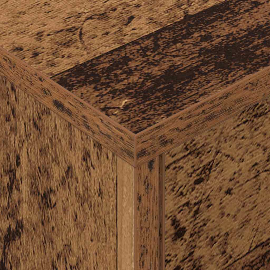 Sängbord 2 pcs Gammalt trä 40,5 x 40 x 48 cm Konstruerat trä