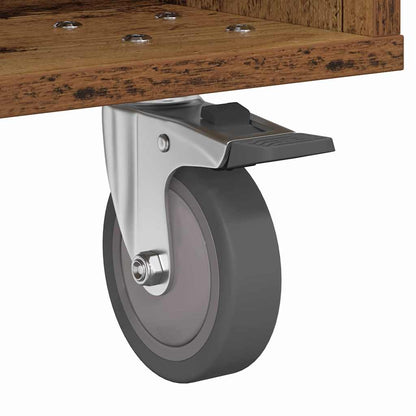 Sängbord 2 pcs Gammalt trä 40,5 x 40 x 48 cm Konstruerat trä