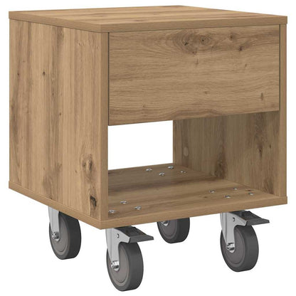 Sängbord 2 pcs Artisan Ek 40,5 x 40 x 48 cm Konstruerat trä