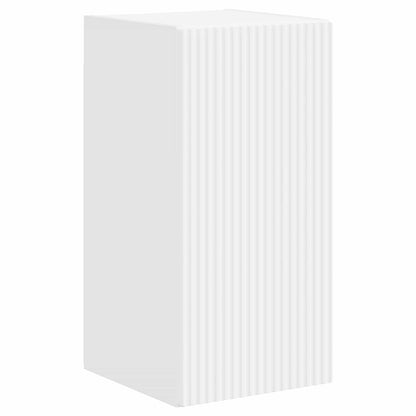 TV-bänkset 5 pcs Vit Konstruerat trä