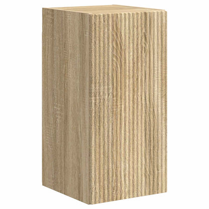 TV-bänkset 5 pcs Sonoma-ek Konstruerat trä