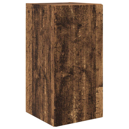 TV-bänkset 4 pcs Gammalt trä Konstruerat trä